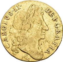 Half Guinea 1681    "Second laureate bust"