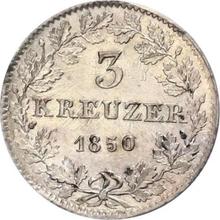 3 Kreuzer 1850   