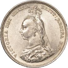 1 Schilling 1888   JEB "Kleines Jubiläumsporträt"