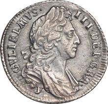 Shilling 1696 y   "First laureated bust"