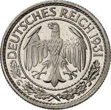 50 Reichspfennig 1931 J  