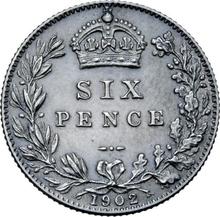 Sixpence 1902   
