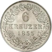 6 Kreuzer 1855   