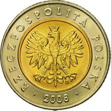 5 Zlotych 2008 MW  