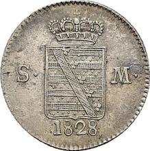 6 крейцеров 1828   