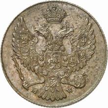 3 Grosze 1838 MW   "Fan tail"