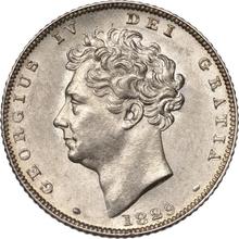 Sixpence 1829   