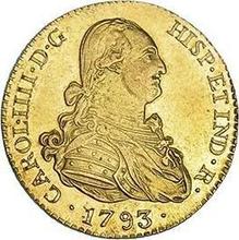 2 Escudos 1793 M M 