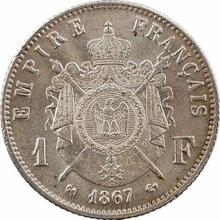 1 frank 1867 K  