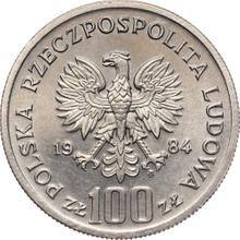 100 злотых 1984 MW  TT "Винценты Витос" (Пробные)