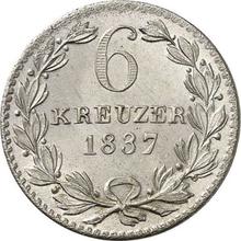 6 Kreuzer 1837   