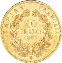 10 Francs 1855 BB  