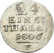 1/24 Thaler 1806  F 