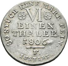 1/6 Thaler 1806  F 