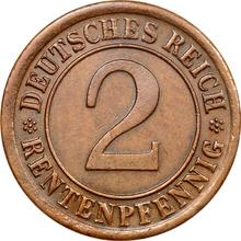 2 Rentenpfennig 1924 J  