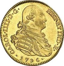 4 Escudos 1796 M MF 