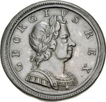 Halfpenny 1719    "Second laureate bust"