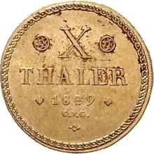 10 Thaler 1829  CvC 