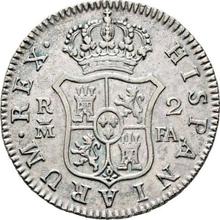 2 Reales 1806 M FA 