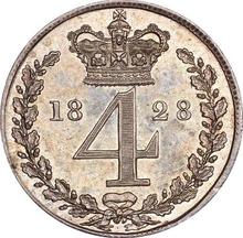 Fourpence (Groat) 1828    "Maundy"