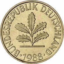 10 Pfennig 1988 D  