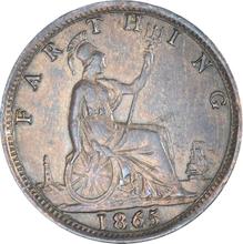 Farthing 1865   