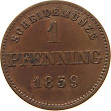 1 Pfennig 1859   
