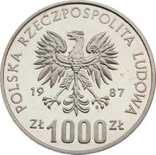 1000 Zlotych 1987 MW   "Schlesisches Museum" (Probe)