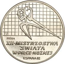 200 Zlotych 1982 MW  JMN "Fußball-Weltmeisterschaft 1982" (Probe)