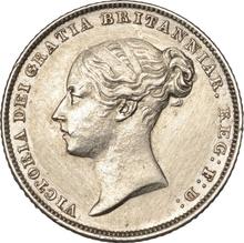 Sixpence 1853   