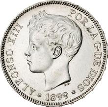 5 Pesetas 1899  SGV 