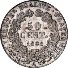 50 Centimes 1889 A  
