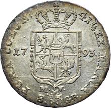 2 Zlote (8 Groszy) 1793 MV  