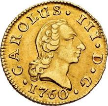 1/2 Escudo 1760 M JP 