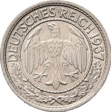 50 Reichspfennig 1937 J  
