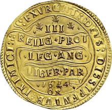 3 Unite (Triple unite) 1644 OX   "Large portrait"