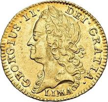 Half Guinea 1745   LIMA "Intermediate Head"