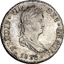 2 Reales 1828 S JB 