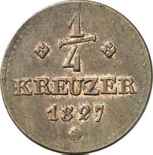 1/4 kreuzer 1827   