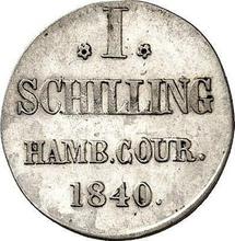 Shilling 1840  H.S.K. 