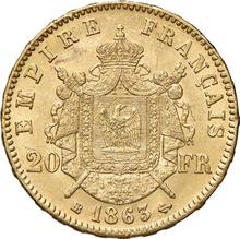 20 Francs 1863 BB  