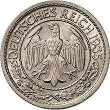 50 reichspfennig 1935 J  