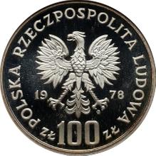 100 Zlotych 1978 MW   "Interkosmos 78" (Probe)