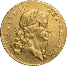 Guinea 1664    "Third laureate bust"