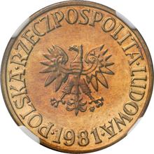 5 Zlotych 1981 MW  