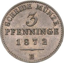 3 Pfennige 1872 B  
