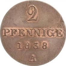 2 fenigi 1838 A  