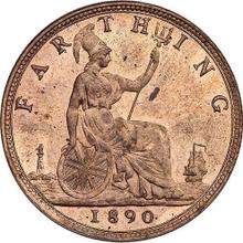 1 Farthing 1890   