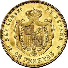 25 Pesetas 1876  DEM 