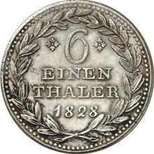 1/6 Thaler 1828   
